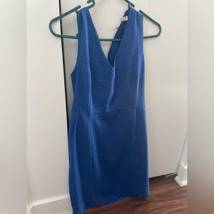 Blue mini dress